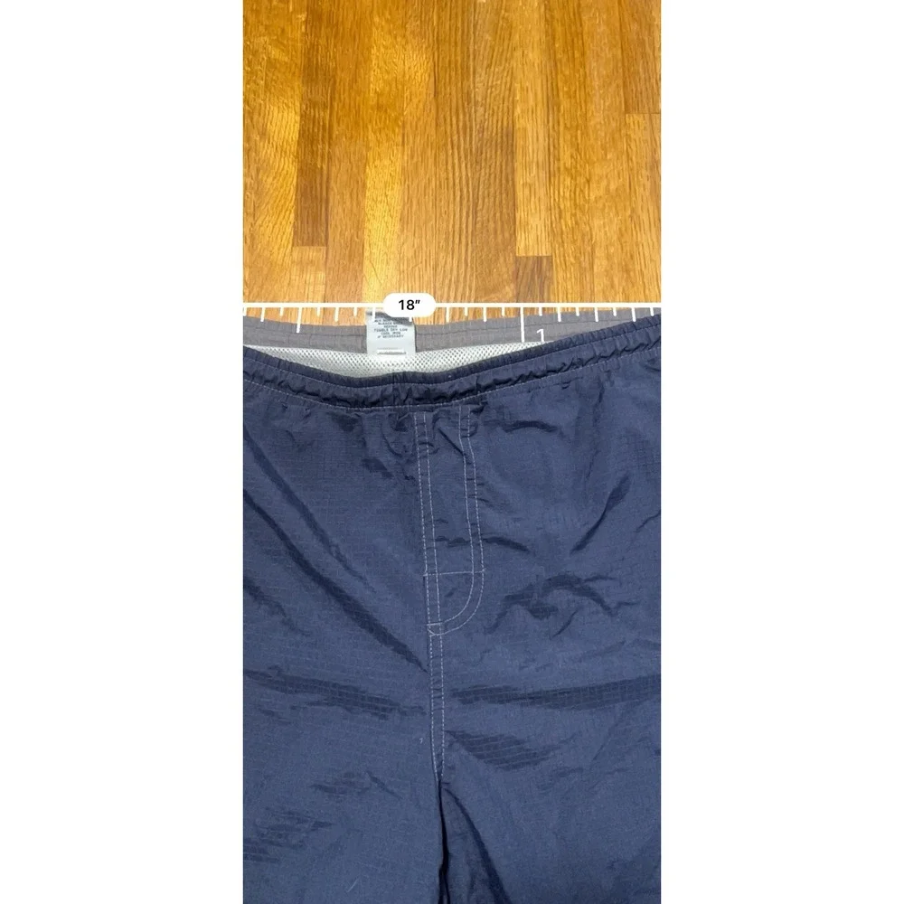 Old Navy Men Medium Solid Navy Blue Mesh‎ Lined Swimwear Board Trunk Shorts